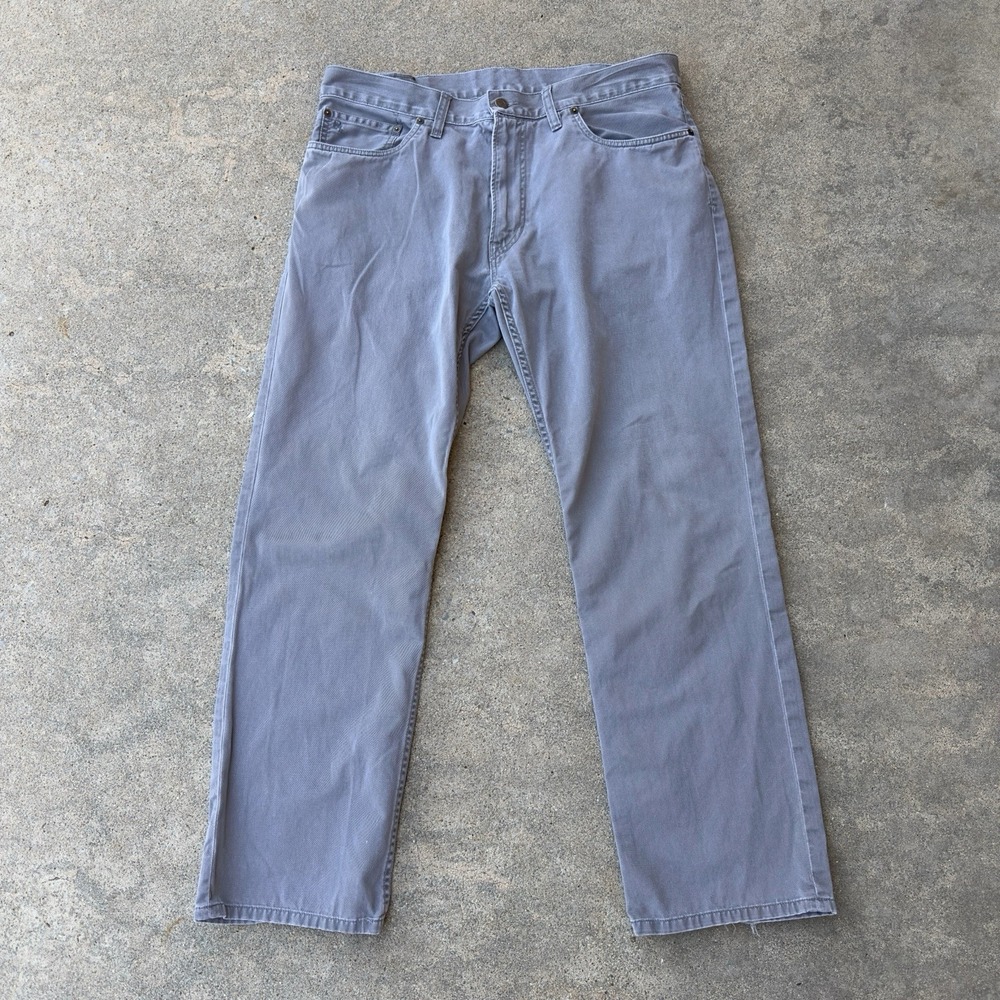 Polo Ralph Lauren Sullivan Slim Fit Grey‎ Pants Men's 36x30 Chino 5 Pocket Twill